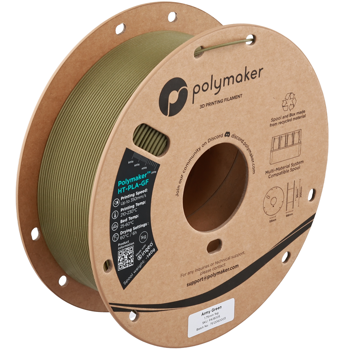 Polymaker™ HT-PLA-GF