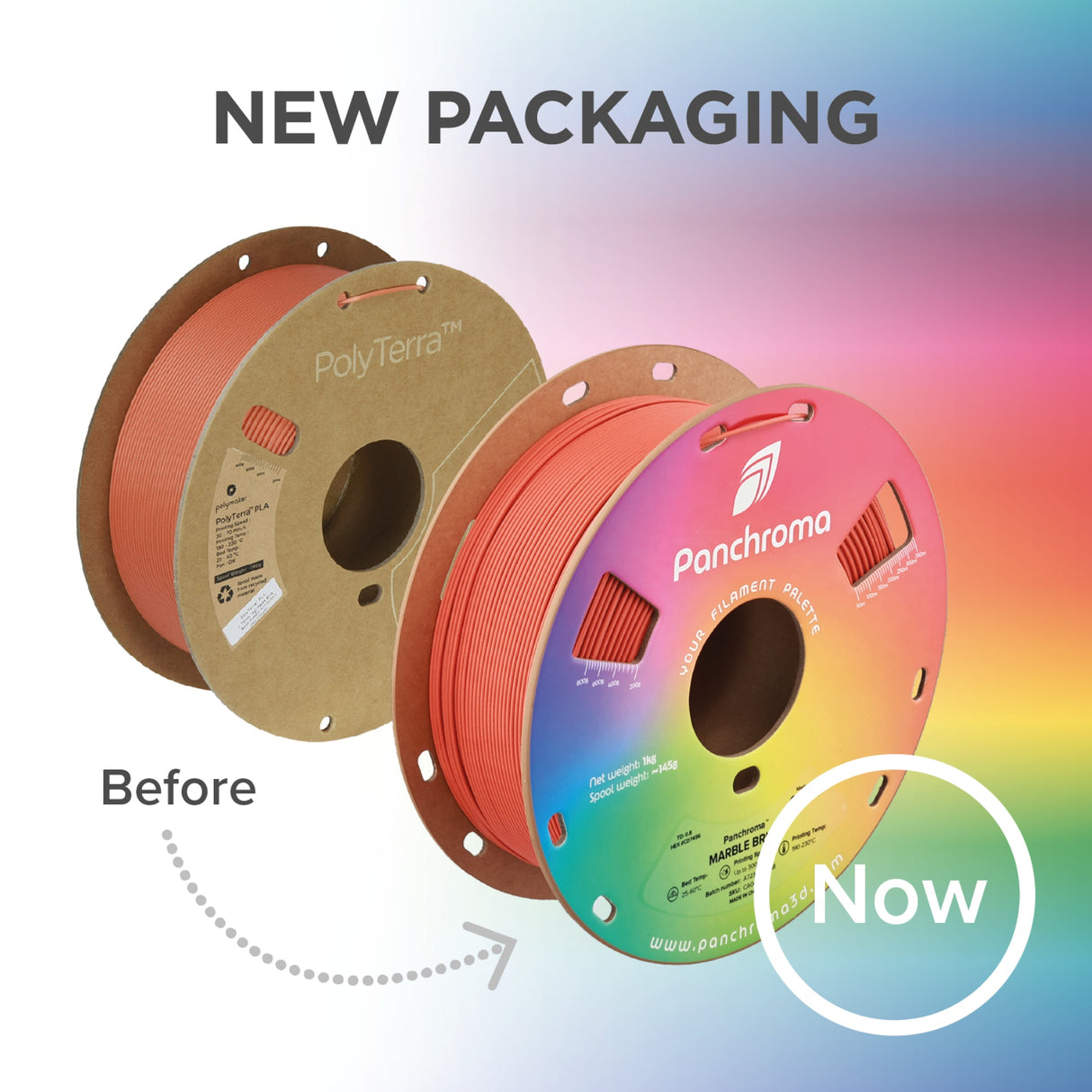 Panchroma™ Marble PLA (Formerly PolyTerra™ Marble)