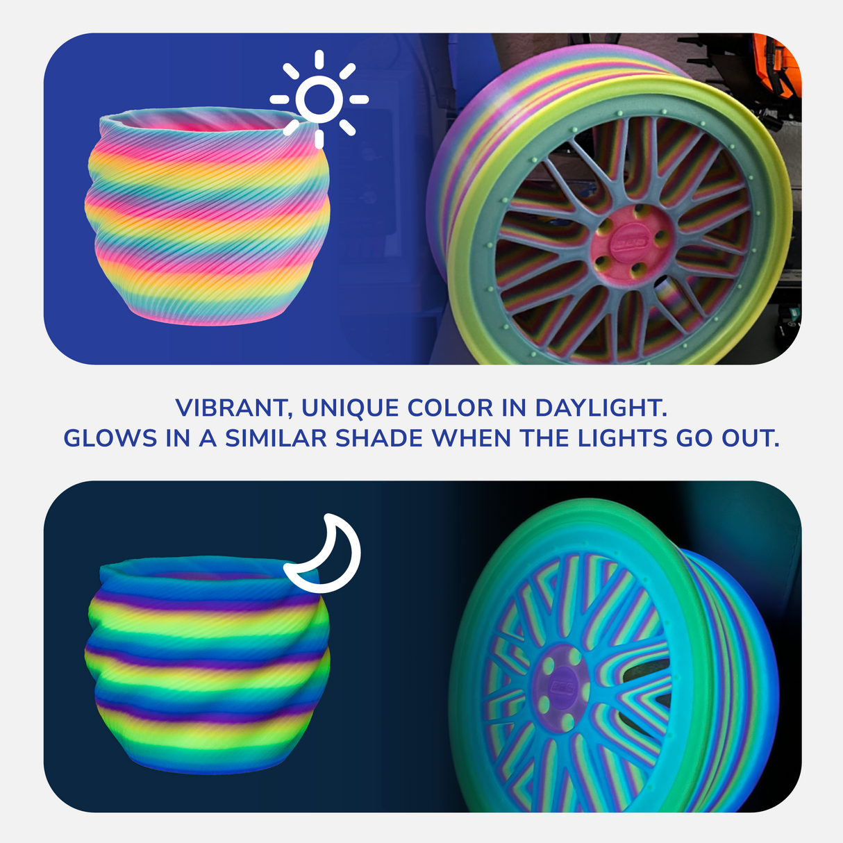 Panchroma™ Gradient Luminous Rainbow PLA