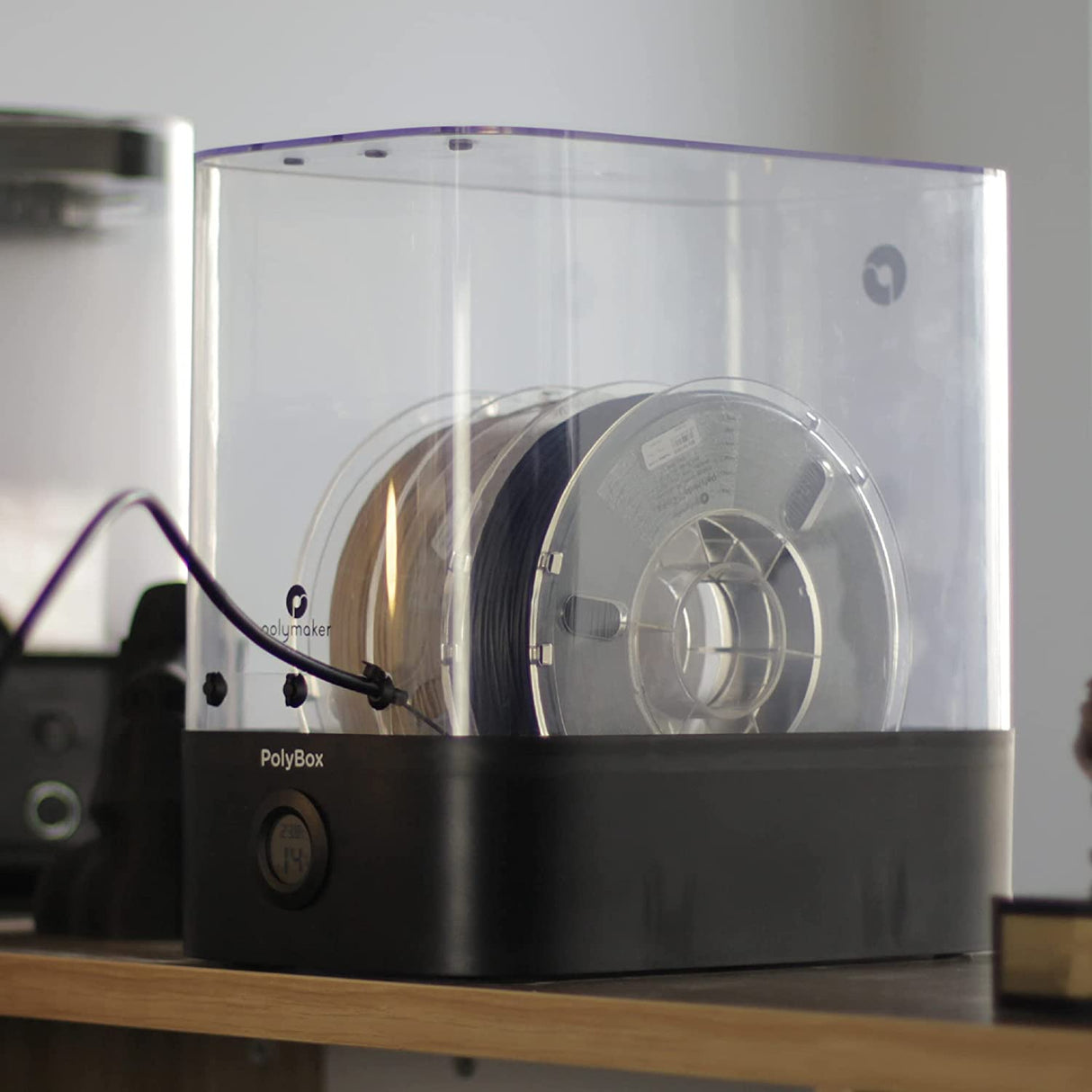 PolyMide CoPA 1.75mm 3D printer filament | Polymaker showing polumaker, PolyBox