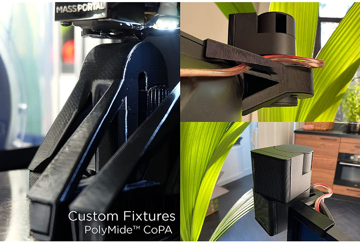 PolyMide CoPA 1.75mm 3D printer filament | Polymaker showing MASSPORUALL, Custom Fixtures, PolyMide CoPA