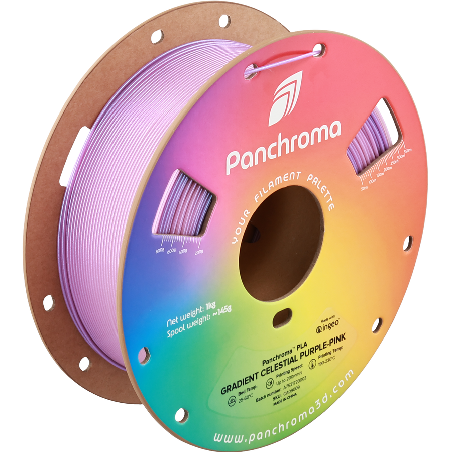 Panchroma Gradient Celestial 1.75mm 3D printer filament | Polymaker - Gradient Celestial Purple-Pink