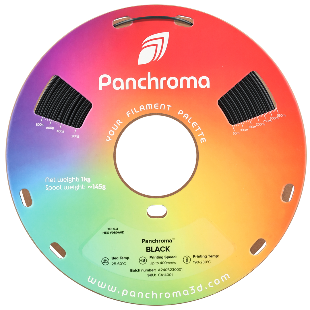 Panchroma CoPE 1.75mm 3D printer filament | Polymaker showing 800g, 600g, 400g, 200g, JOUR FILAMEN,