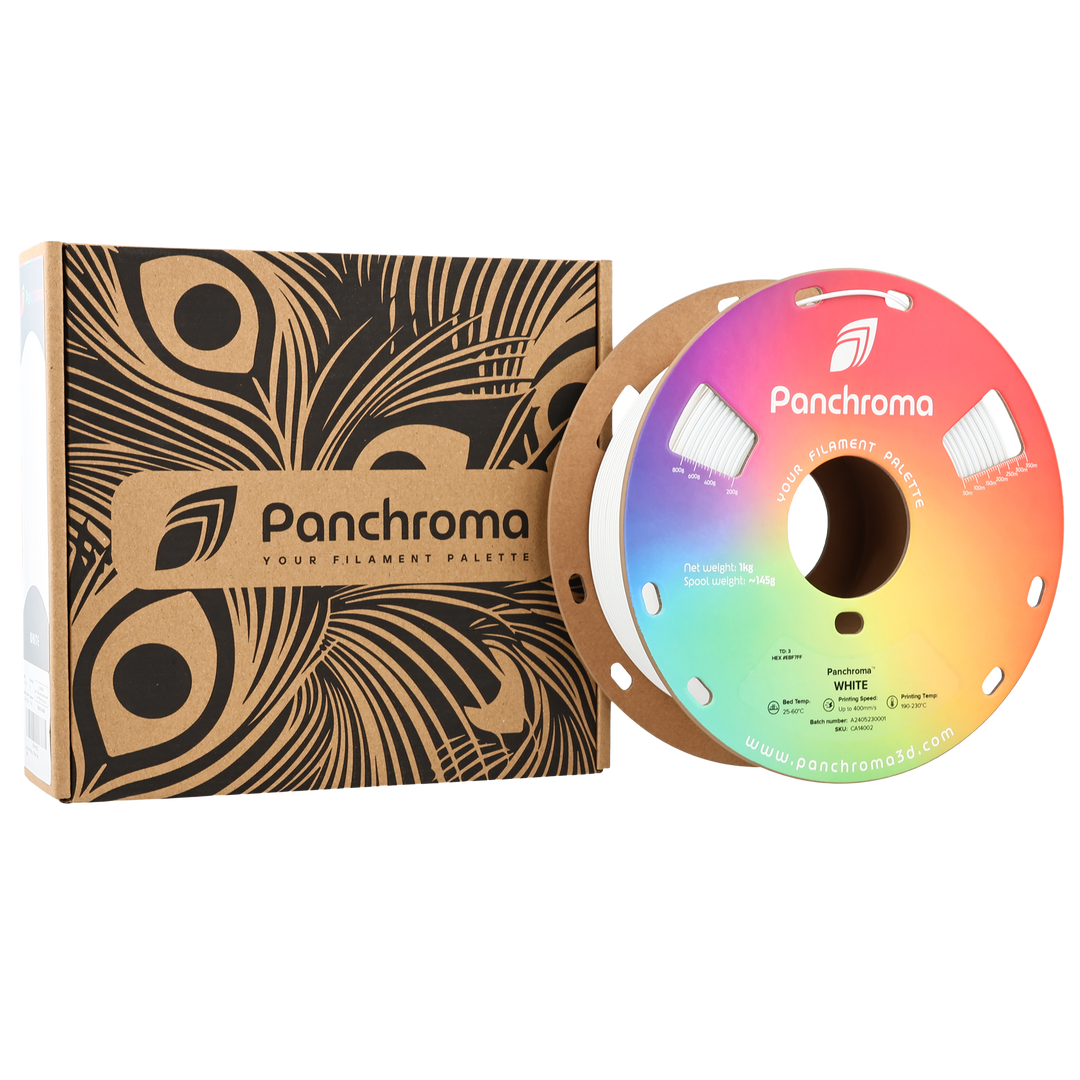 Panchroma CoPE 1.75mm 3D printer filament | Polymaker showing YOUR FILAMENT PALETTE, Spool weight: ~1458