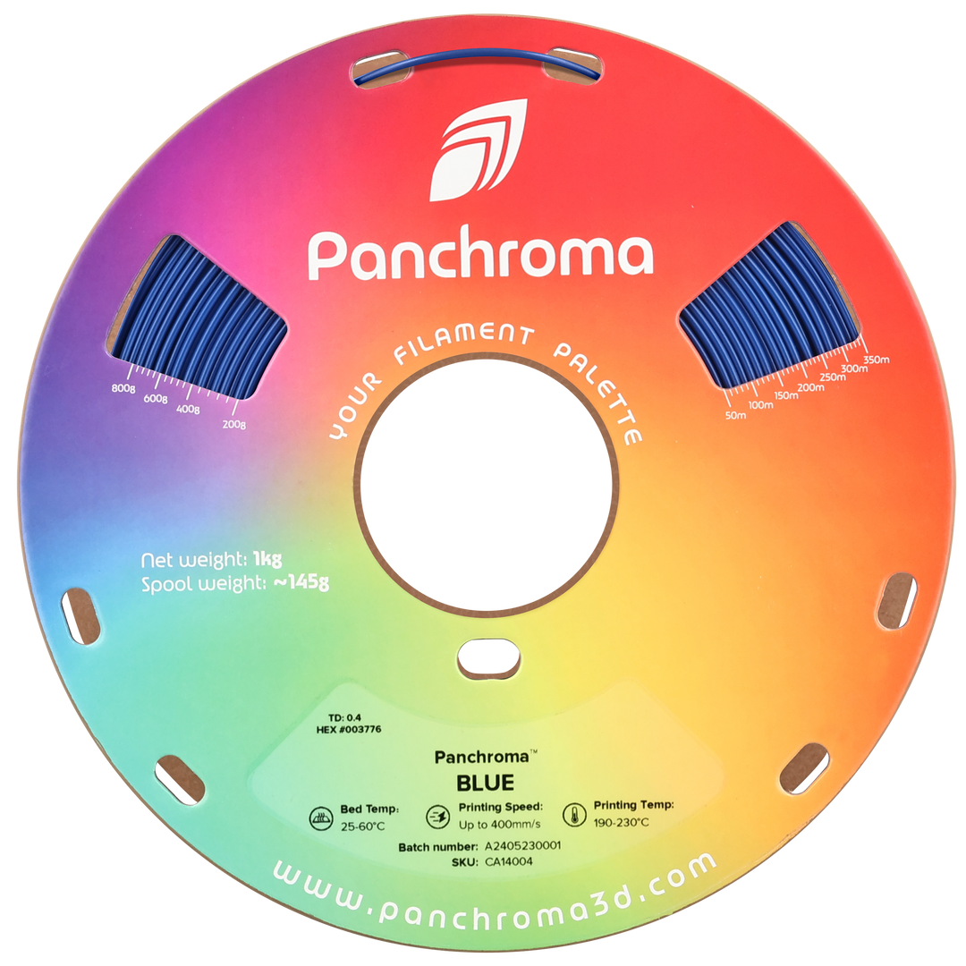 Panchroma CoPE 1.75mm 3D printer filament | Polymaker showing 800g, 600g, 400g, 200g, JOUR FILAMEN,
