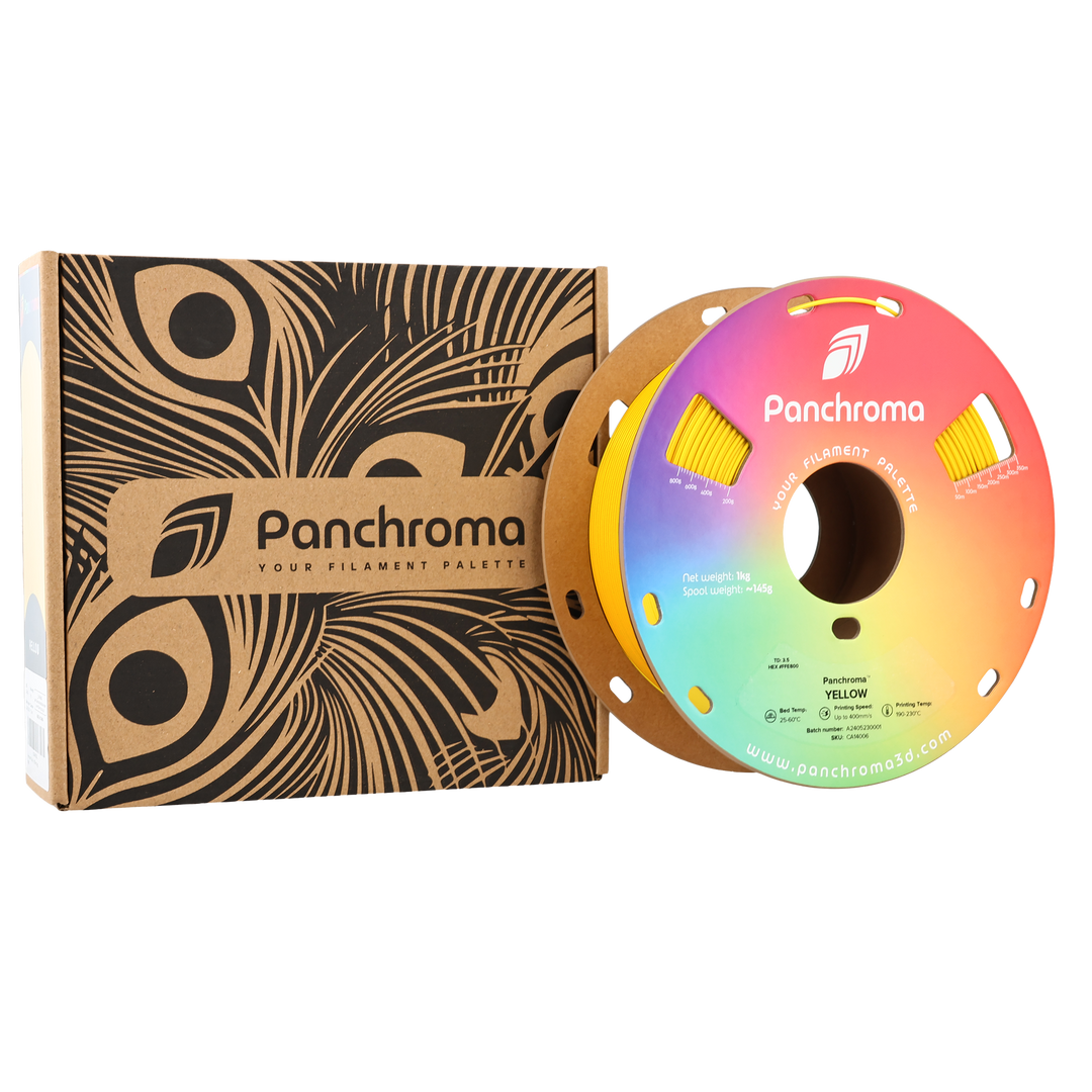 Panchroma CoPE 1.75mm 3D printer filament | Polymaker showing YOUR FILAMENT PALETTE, Spool weight: ~1458