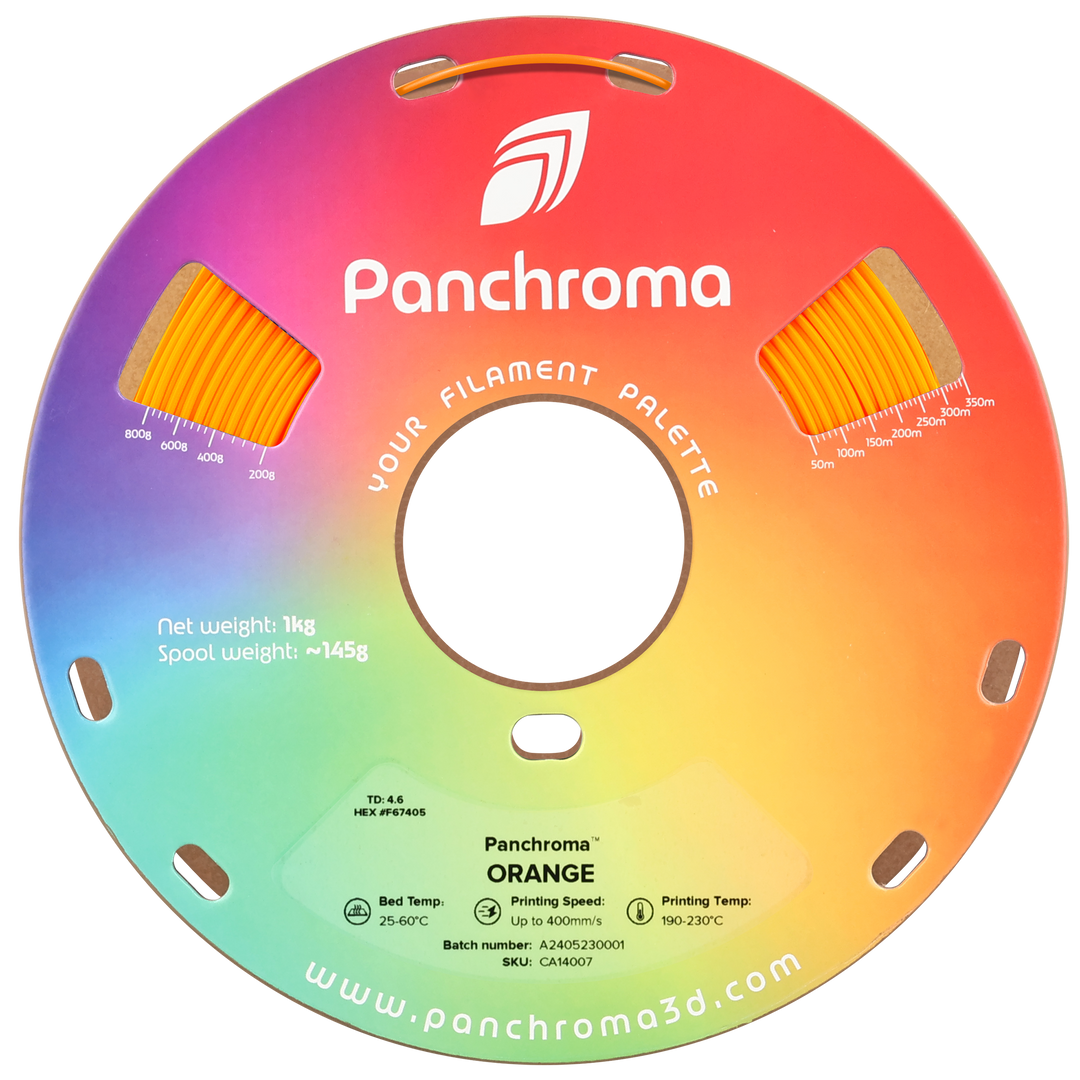 Panchroma CoPE 1.75mm 3D printer filament | Polymaker showing 800g, 600g, 400g, 200g, JOUR FILAMEN,