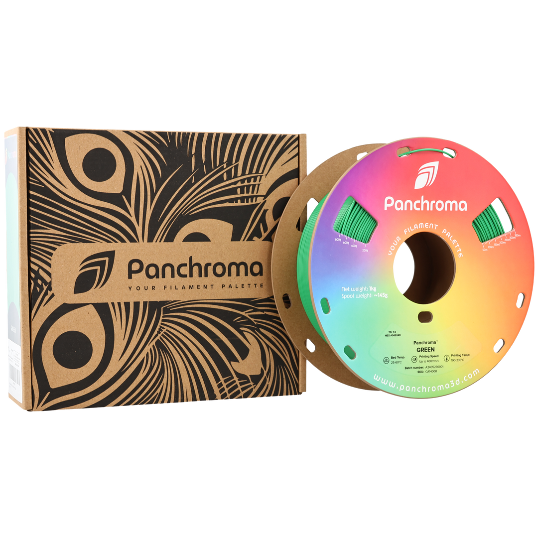 Panchroma CoPE 1.75mm 3D printer filament | Polymaker showing YOUR FILAMENT PALETTE, Spool weight: ~1458