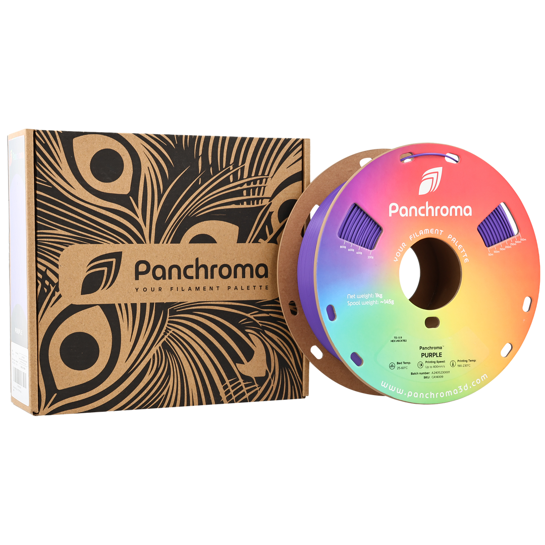 Panchroma CoPE 1.75mm 3D printer filament | Polymaker showing YOUR FILAMENT PALETTE, Spool weight: ~1458