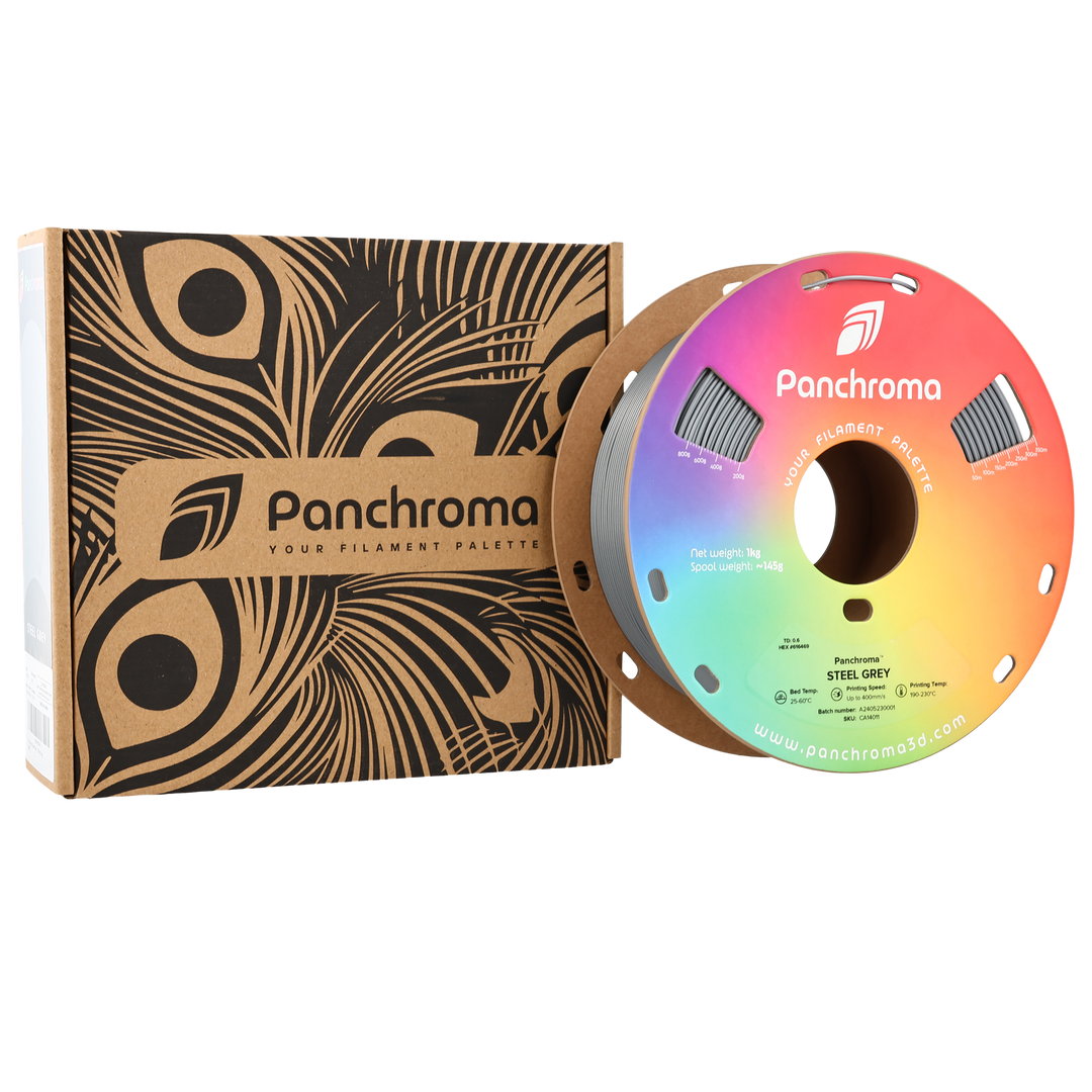 Panchroma CoPE 1.75mm 3D printer filament | Polymaker showing YOUR FILAMENT PALETTE, Spool weight: ~1458