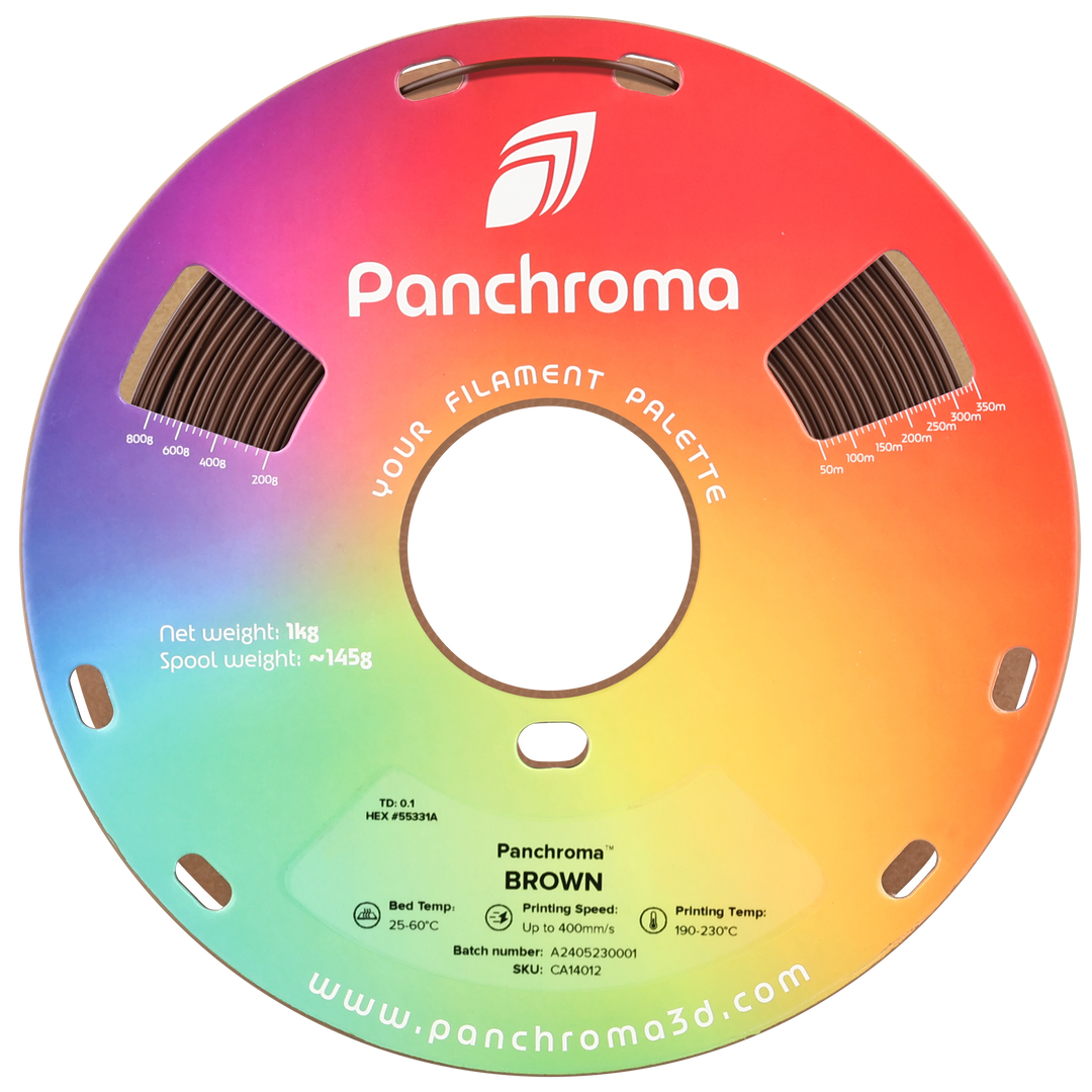 Panchroma CoPE 1.75mm 3D printer filament | Polymaker showing 800g, 600g, 400g, 200g, JOUR FILAMEN,