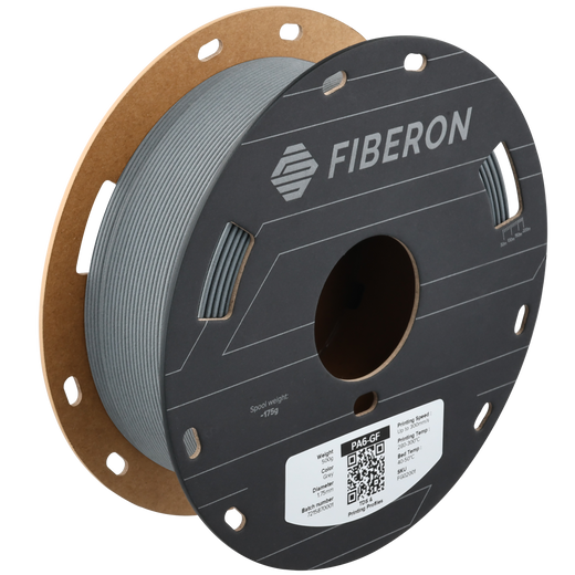 Fiberon PA6-GF25 1.75mm 3D-Druckfilament Polymaker - Gräu