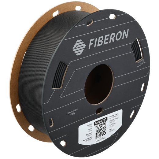 Fiberon PA12-CF10 1.75mm 3D-Druckfilament Polymaker - Schwarz