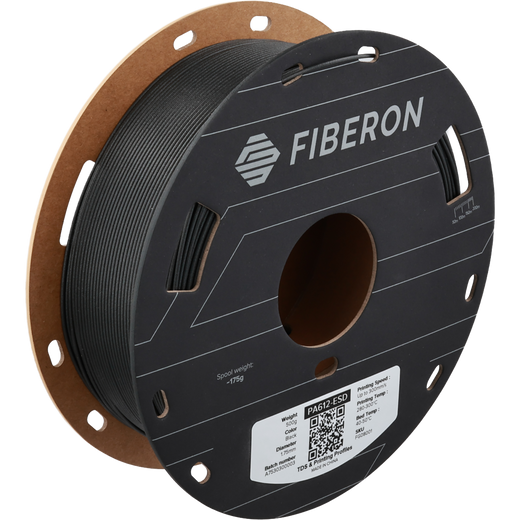 Fiberon PA612-ESD 1.75mm 3D-Druckfilament Polymaker - Schwarz