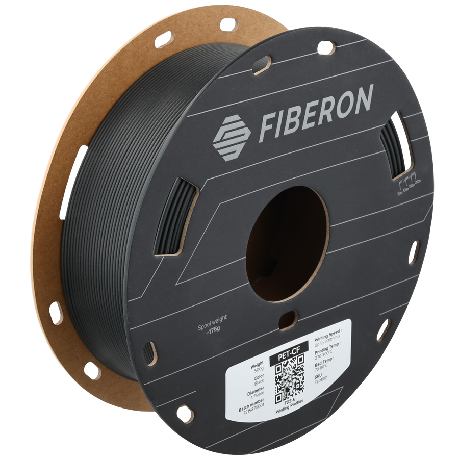 Fiberon PET-CF17 1.75mm 3D printer filament | Polymaker - Black