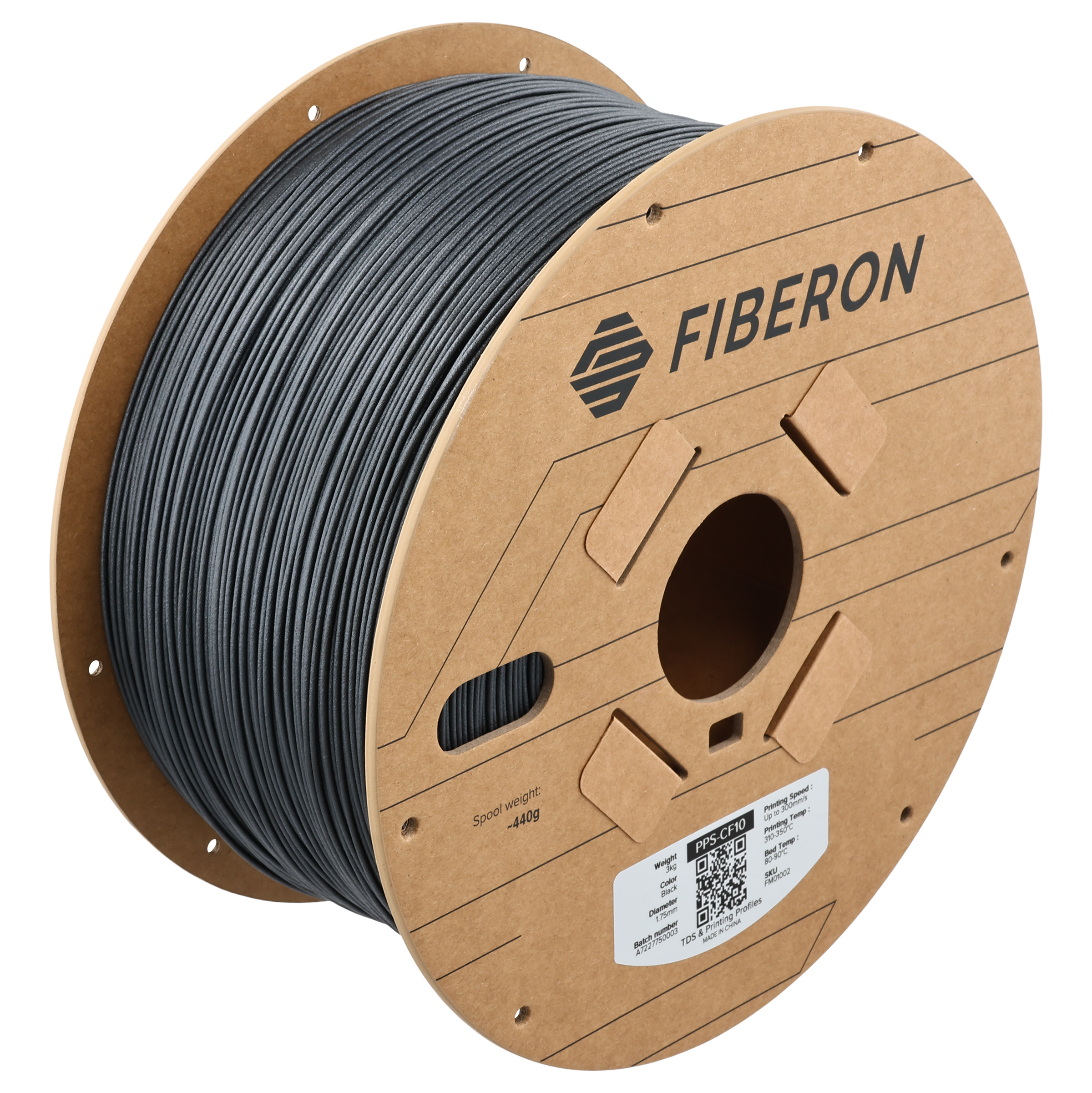 Fiberon™ PPS-CF10 for 3D printer (Warp-Free and High Heat