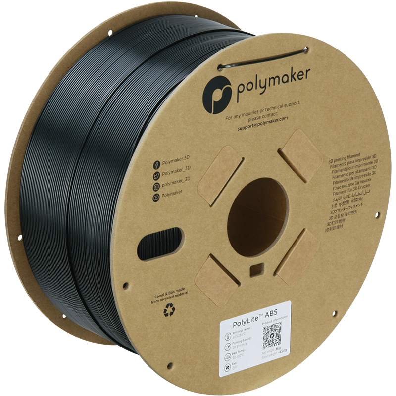 Polymaker - PolyLite Black ABS - 3kg