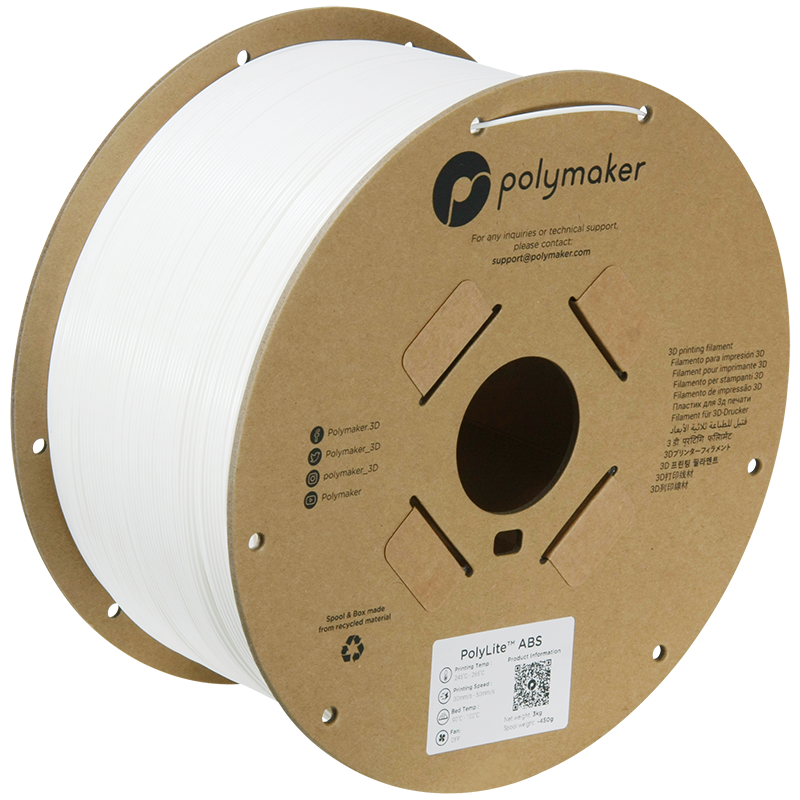 Polymaker - PolyLite White ABS - 3kg