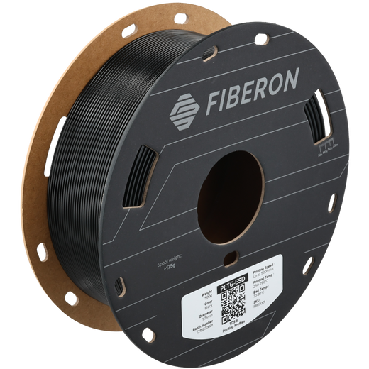 Fiberon PETG-ESD 1.75mm 3D-Druckfilament Polymaker - Schwarz