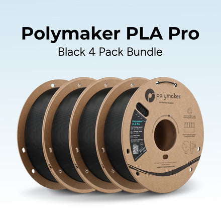 Polymaker™ PLA Pro Black 4 Pack Bundle