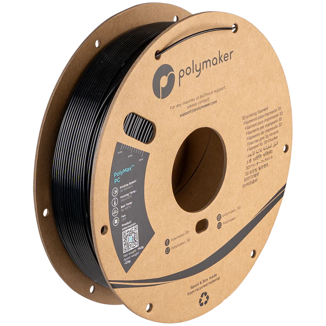 PolyMaker PolyMax PC フィラメント黒3kg PolyBox付 PolyMax™ PC – Polymaker