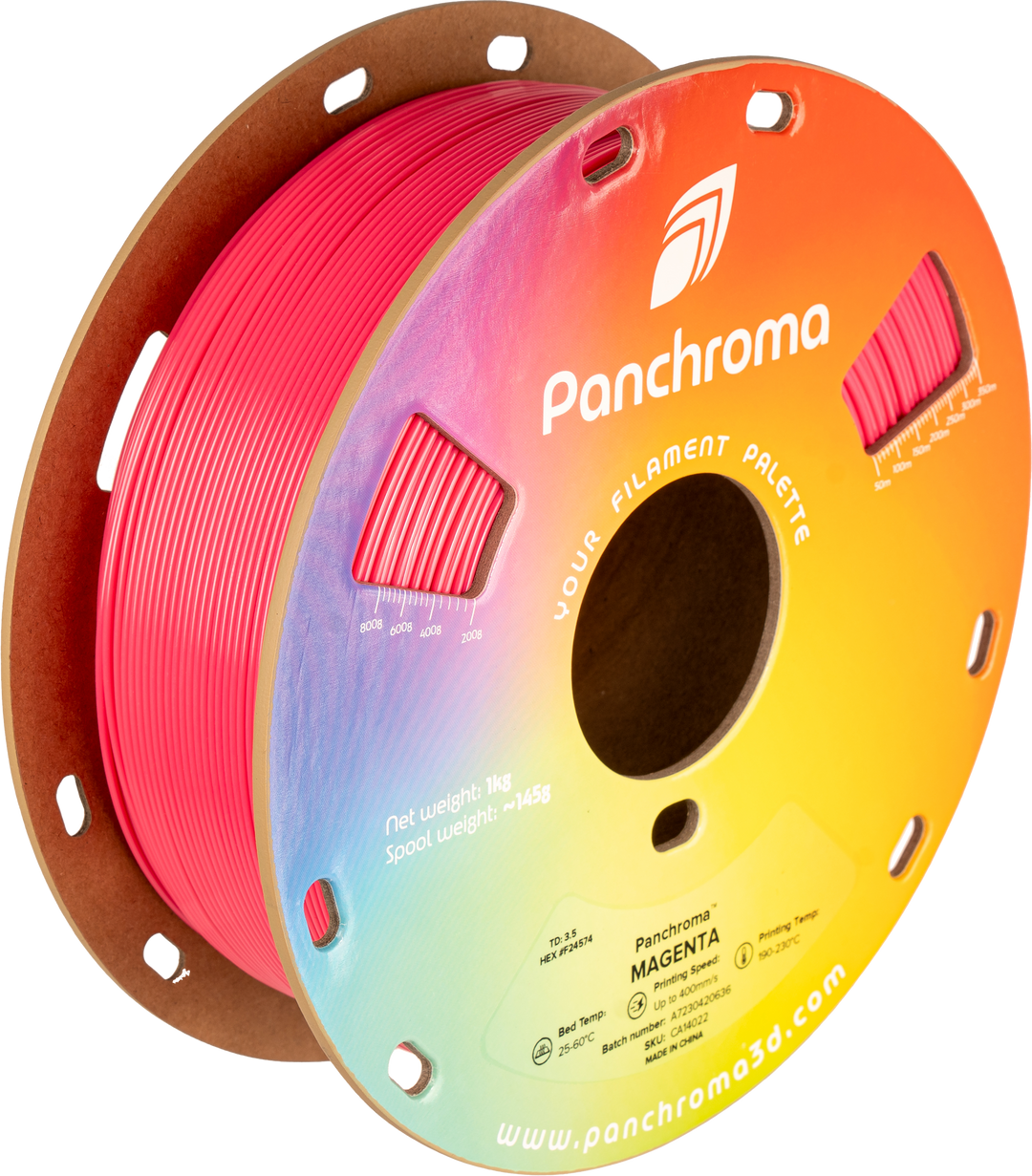 Panchroma CoPE 1.75mm 3D printer filament | Polymaker showing Spool weight: ~145g, Printing Speed: