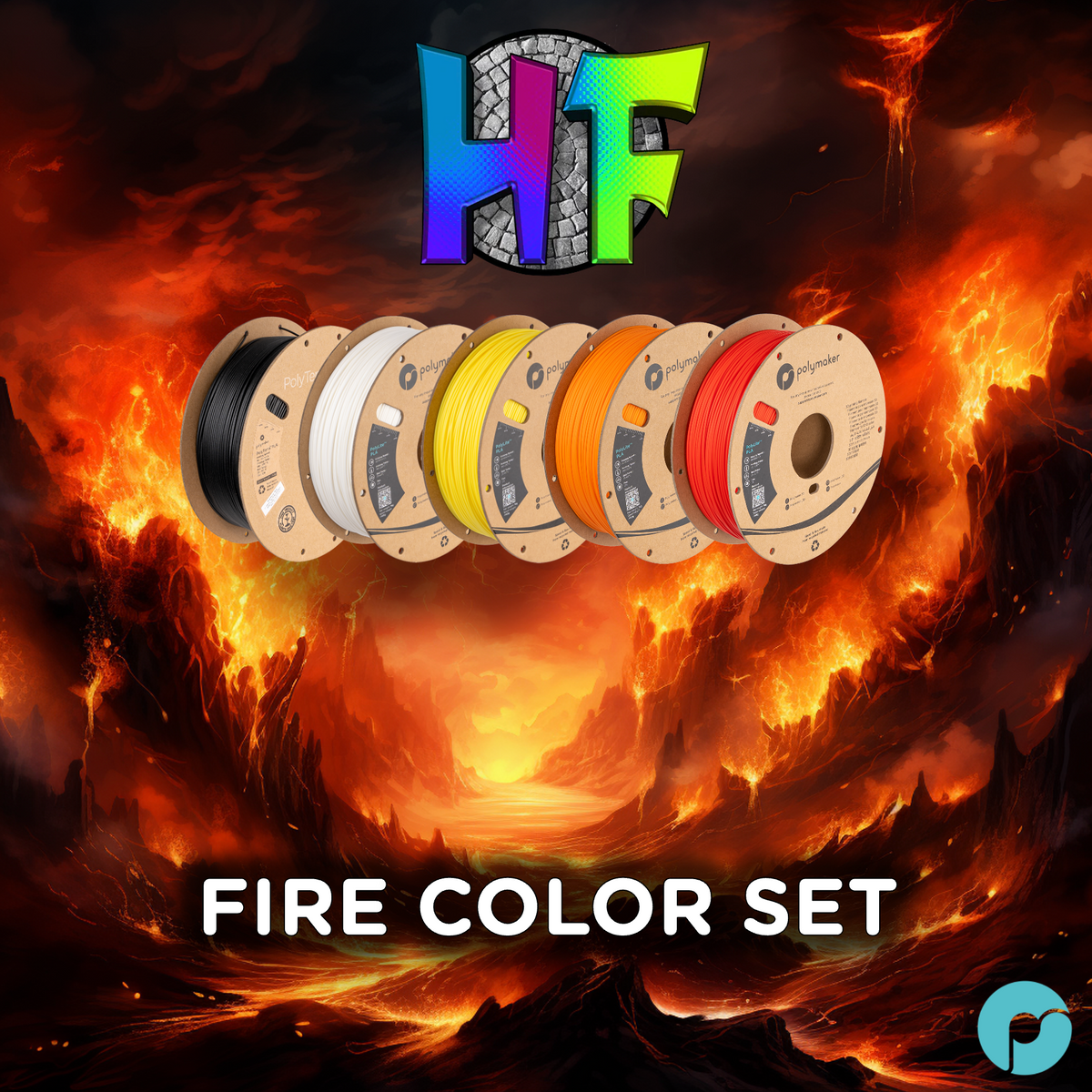 Fire Spark Color Code Fire Color Pack – Polymaker