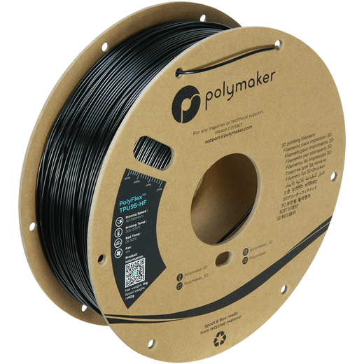 PolyFlex TPU95-HF 1.75mm 3D-Druckfilament Polymaker - Schwarz