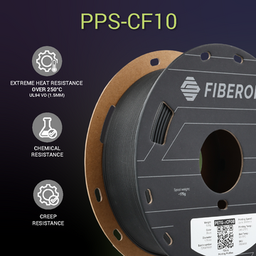 Fiberon™ PPS-CF10 for 3D printer (Warp-Free and High Heat