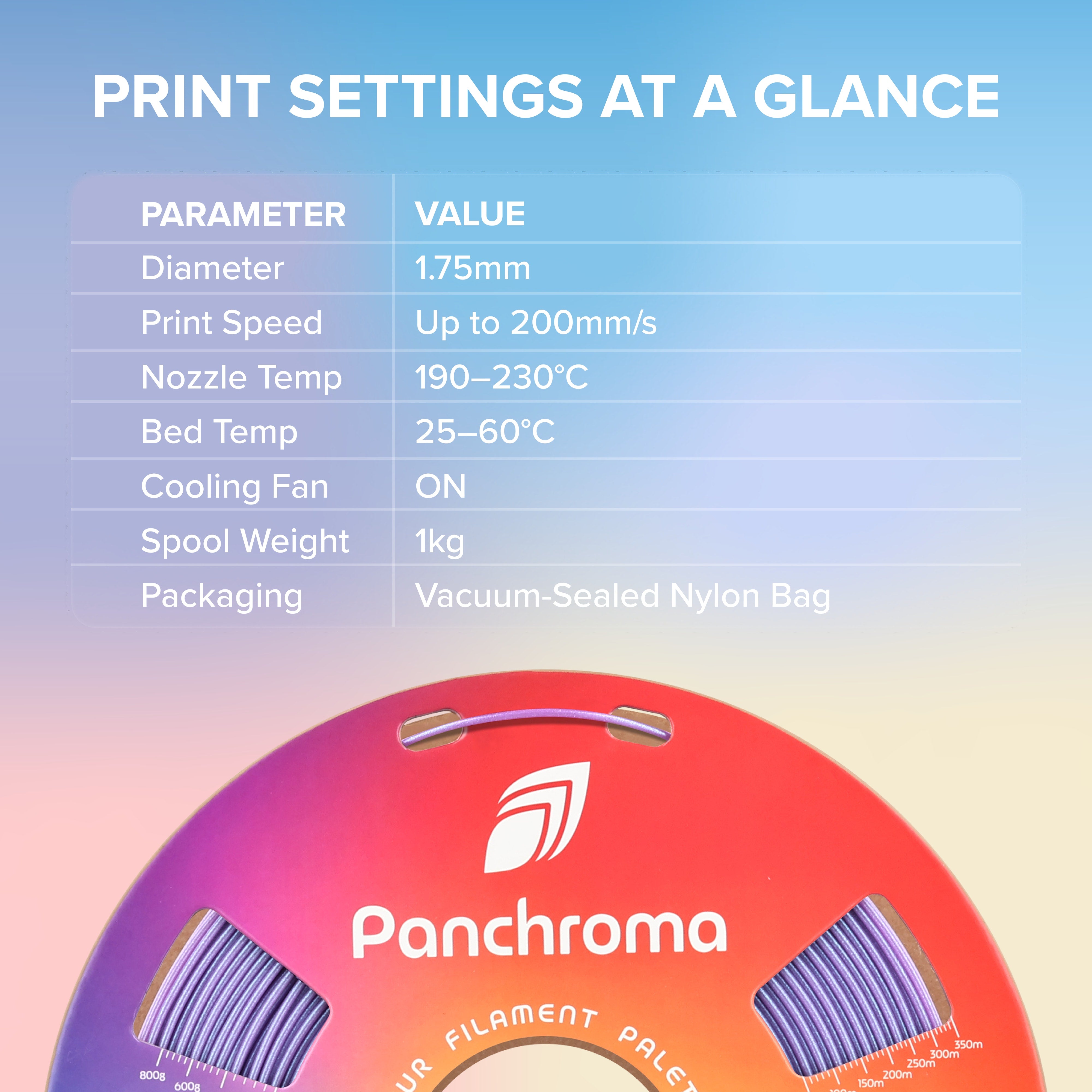 Panchroma™ Celestial PLA – Polymaker