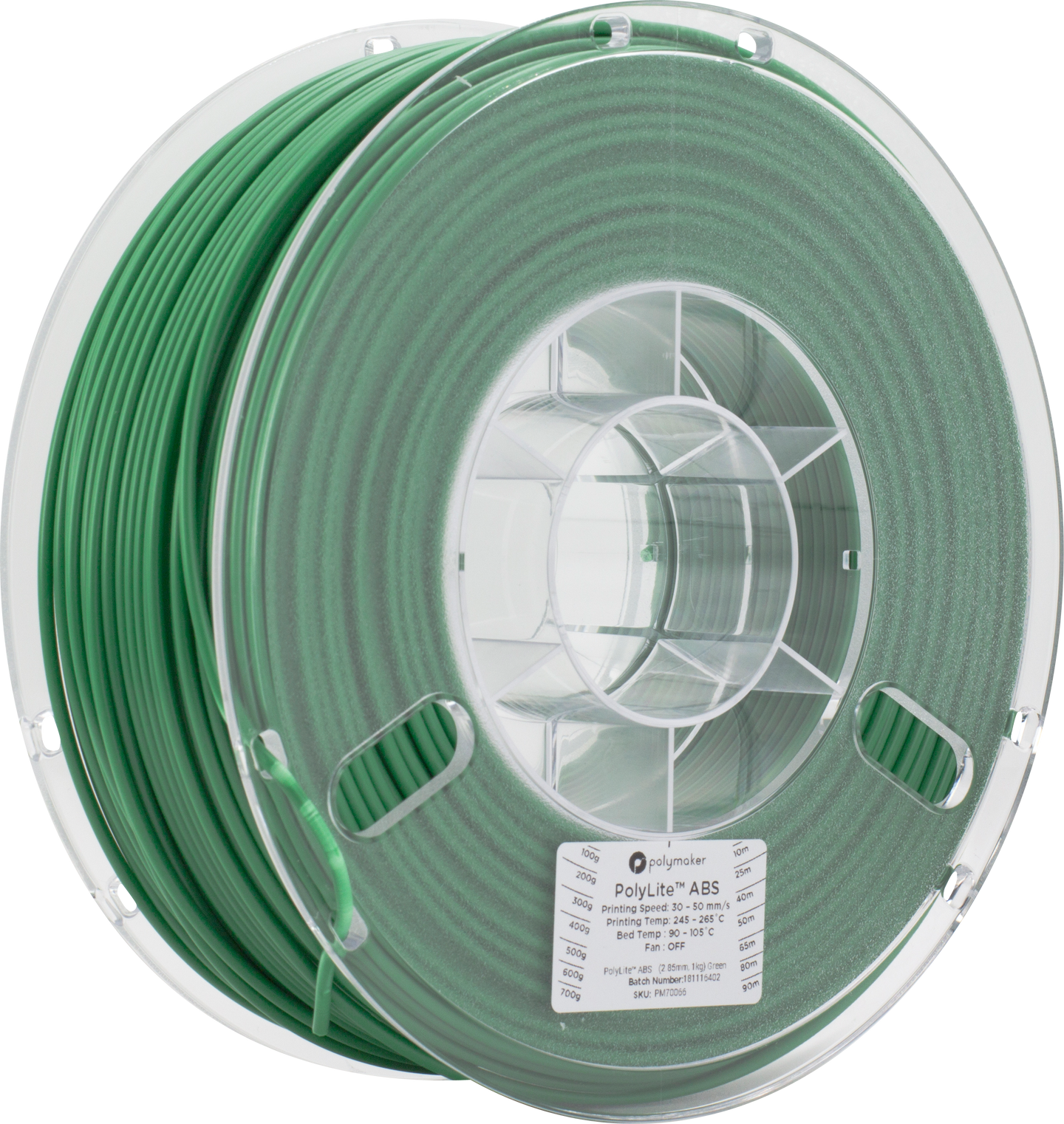 Polymaker - PolyLite Green ABS - 1kg