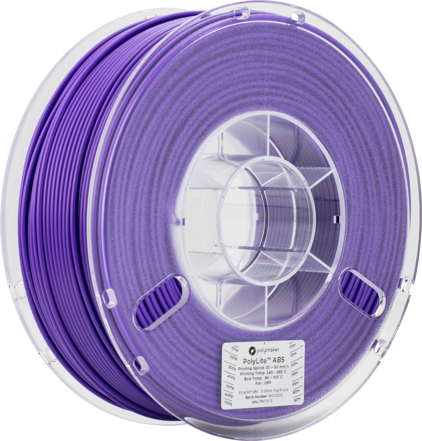 Polymaker - PolyLite Purple ABS 2.85mm - 1kg