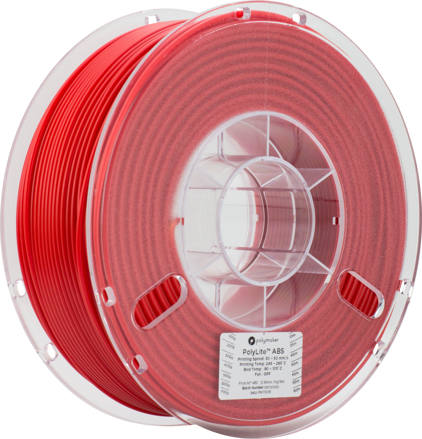 Polymaker - PolyLite Red ABS - 1kg